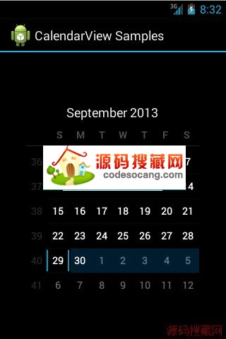 Calendar View