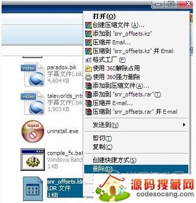 删除游戏目录下有没有snr_offsets.ldr文件