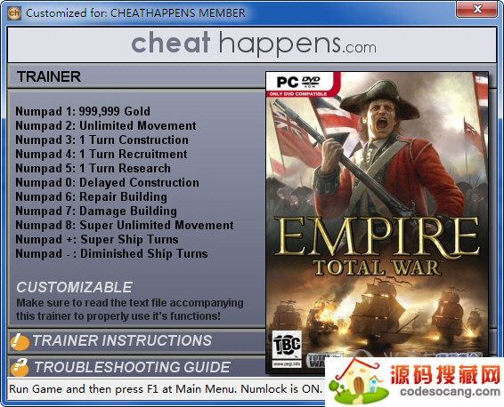 帝国全面战争修改器