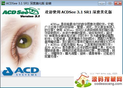 ACDSee3.1SR1深度美化版