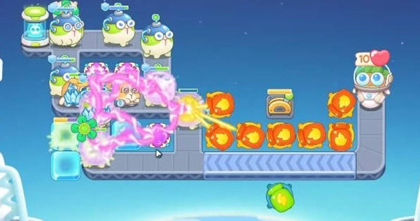 保卫萝卜4太空穿越第7关怎么完美过关