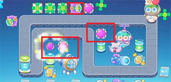 保卫萝卜4太空穿越第五关怎么完美通关