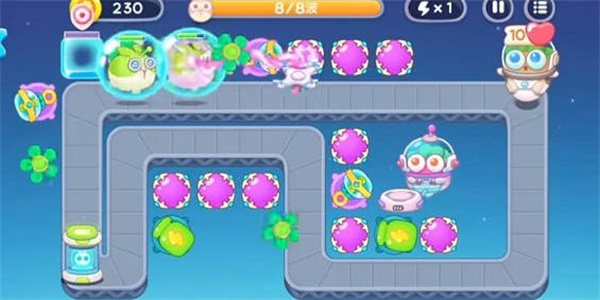 保卫萝卜4太空穿越第五关怎么完美通关