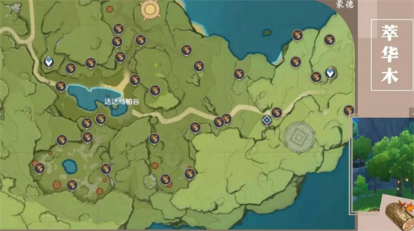 原神木材分布在哪里