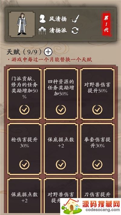 ¼