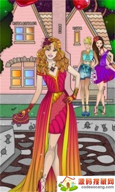 女孩装扮和涂色书 女孩装扮和涂色书