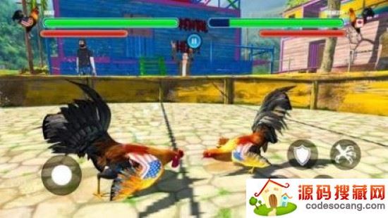 愤怒的农场公鸡振铃斗殴 愤怒的农场公鸡振铃斗殴