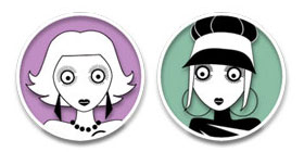 Les GirlsʱŮPNGͼ_128x128PNGͼƬز