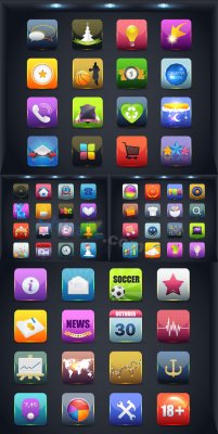 ��վ��ť��ͼ��ʸ��Ԫ��