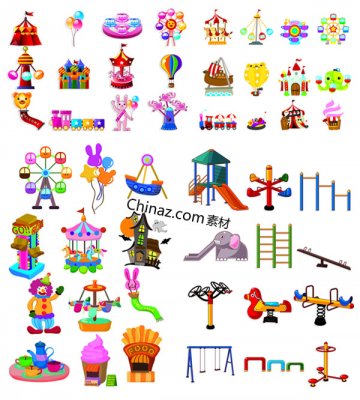 ��ͯ��԰ͼ��ʸ���ز�����