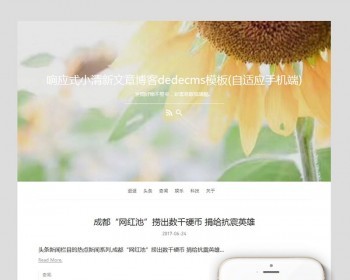 ȻblogdedeӦʽģ壨Ӧʽƶˣdedecms
