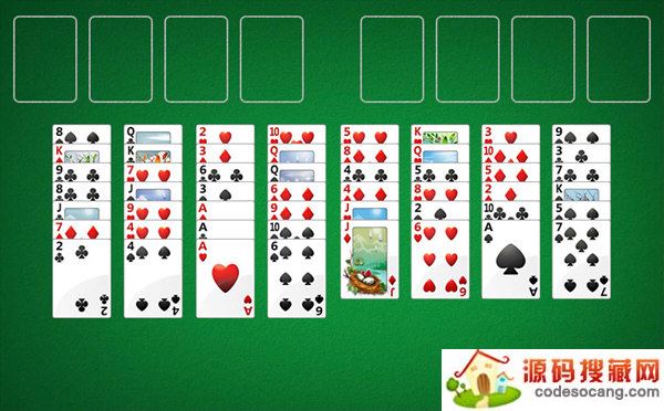 空当接龙最简单关卡