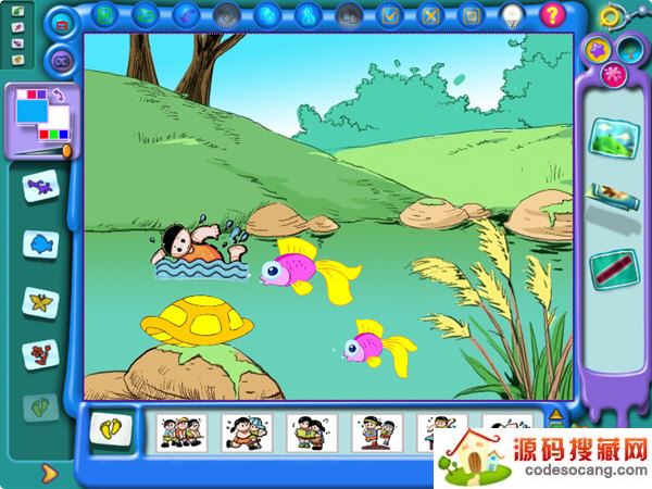 750幅植物、动物、人物角色、背景