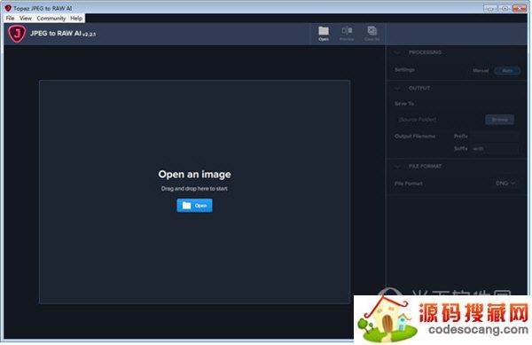 Topaz JPEG to RAW AI