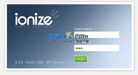 Ionize CodeIgniterԴCMS v1.0.8