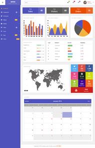 bootstrap̨ģ壬ɫhtml5վ̨վģ